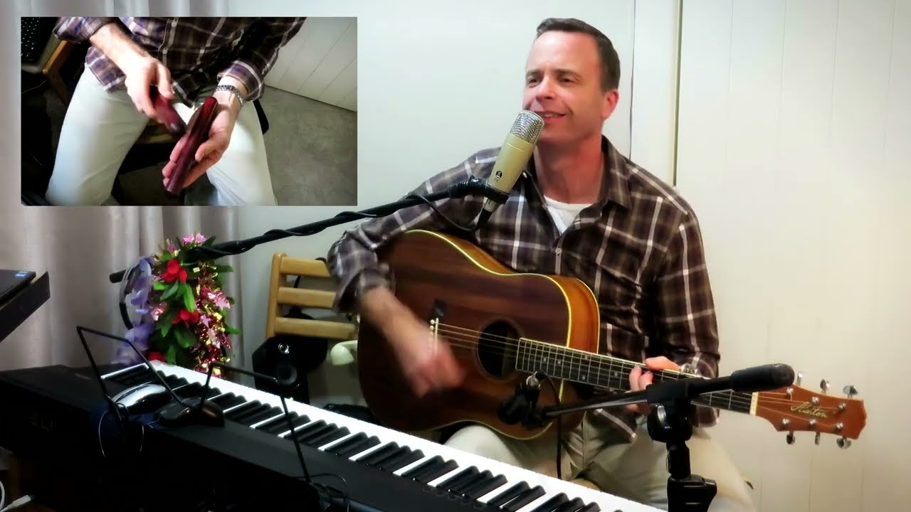 Piano player performs 'La Bamba' on guitar (Ritchie Valens cover)