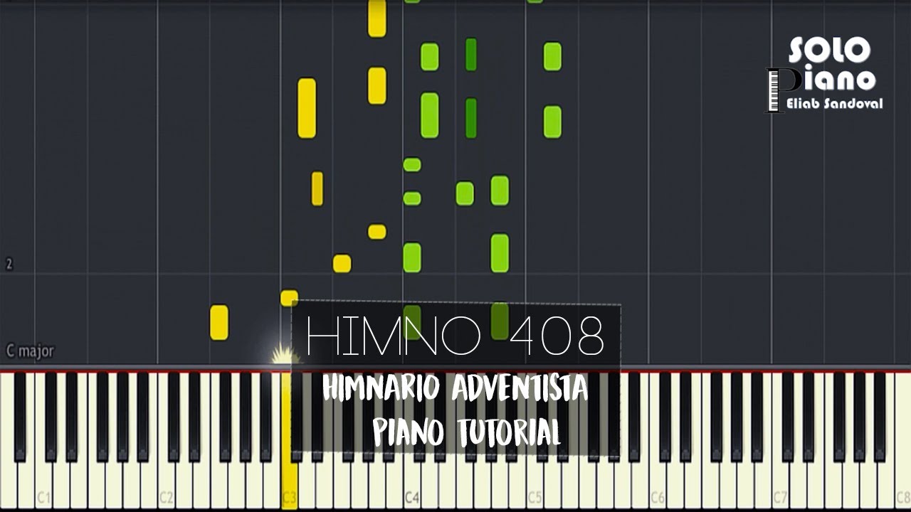 HIMNO 408 - Cristo me ayuda por él a vivir | Piano Tutorial + Partitura