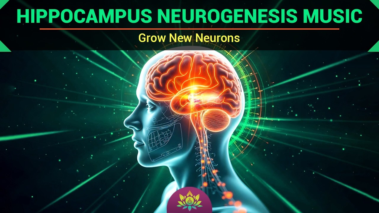 Hippocampus Neurogenesis Music | Grow New Neurons | Brain Power Binaural Beats