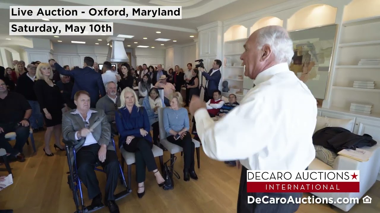 LIVE AUCTION OF $20,000,000 LUXURY WATERFRONT ESTATE