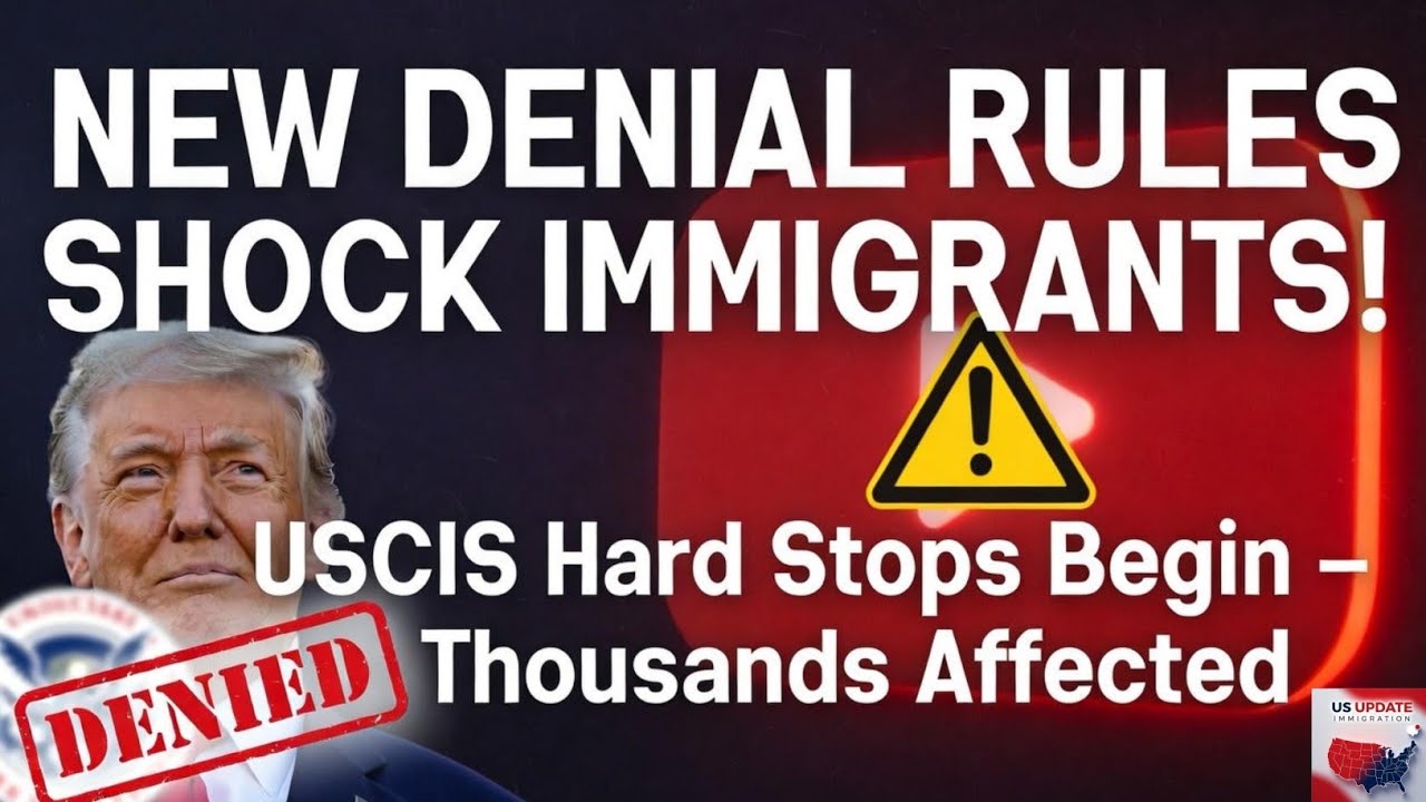 USCIS NEW Denial Rules 2025: Hard Stop Policy Explained | Massive Visa & Green Card Changes