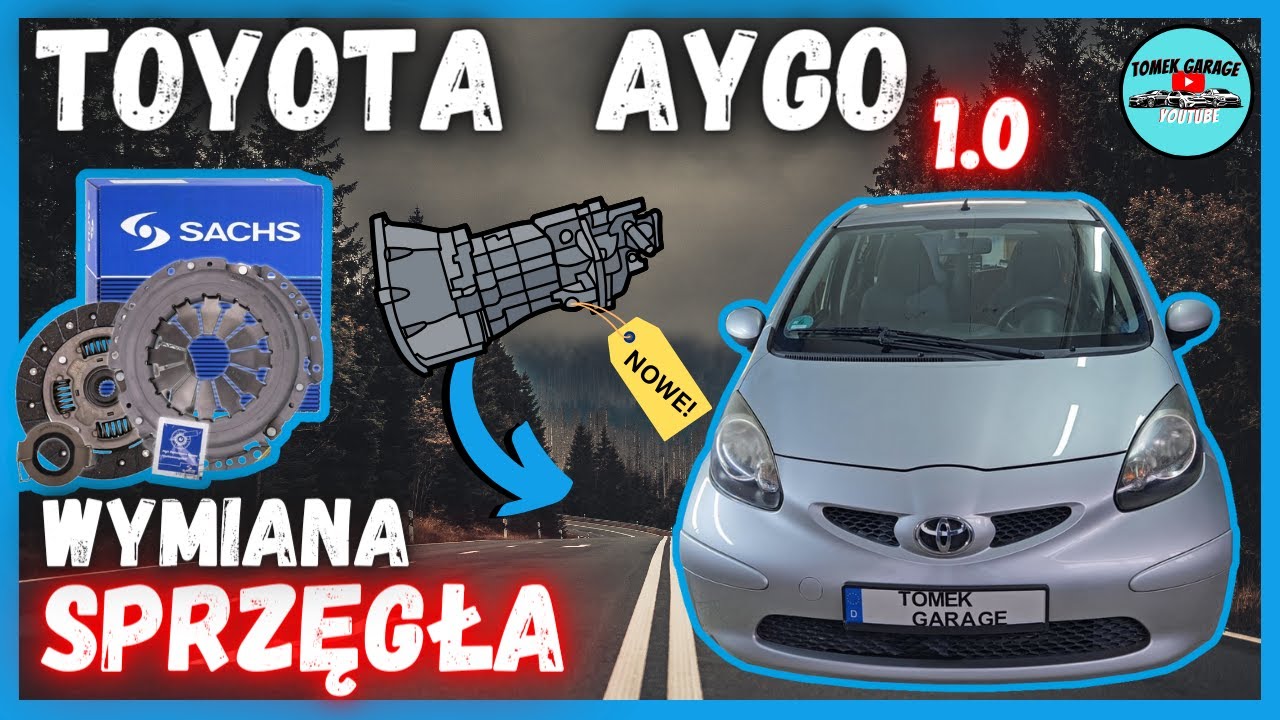 Wymiana Sprzęgła w Toyota Aygo 1.0 (2007)