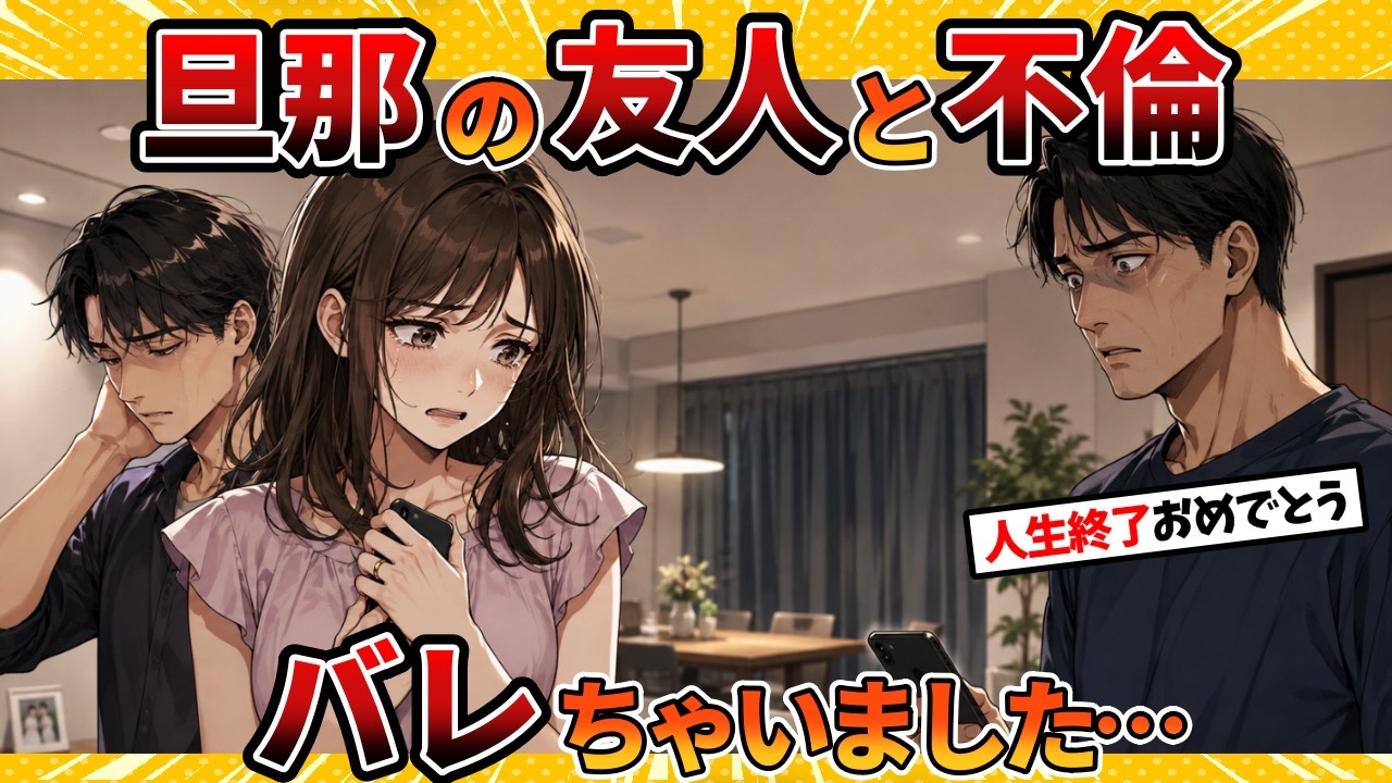【汚嫁視点】汚嫁「旦那の友人と不倫してたのがバレました…」【2ch修羅場スレ・ゆっくり解説】