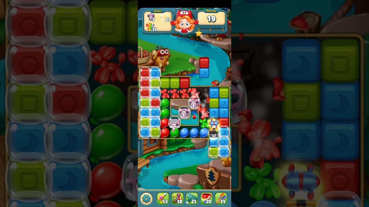 Toy Blast android gameplay unique game level 947 no boosters #shorts