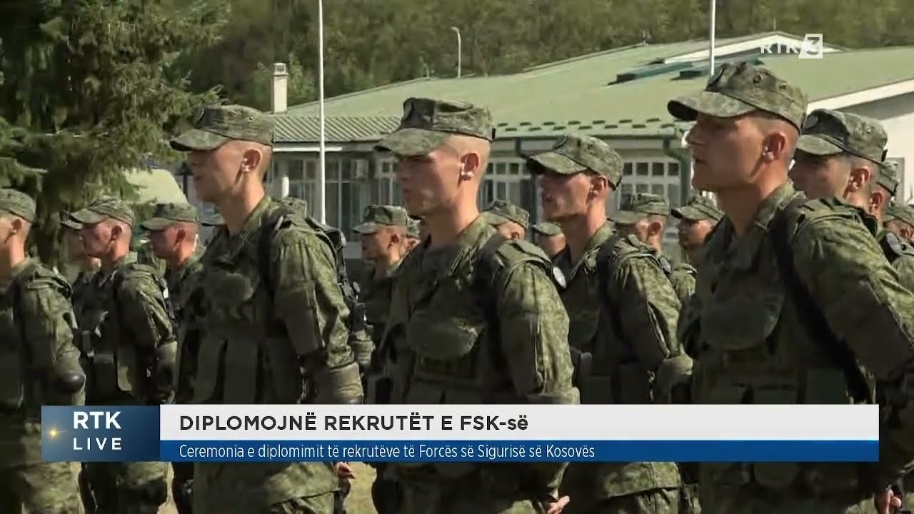 Mbahet ceremonia e diplomimit të rekrutëve të Forcës së Sigurisë së Kosovës 22.09.2023
