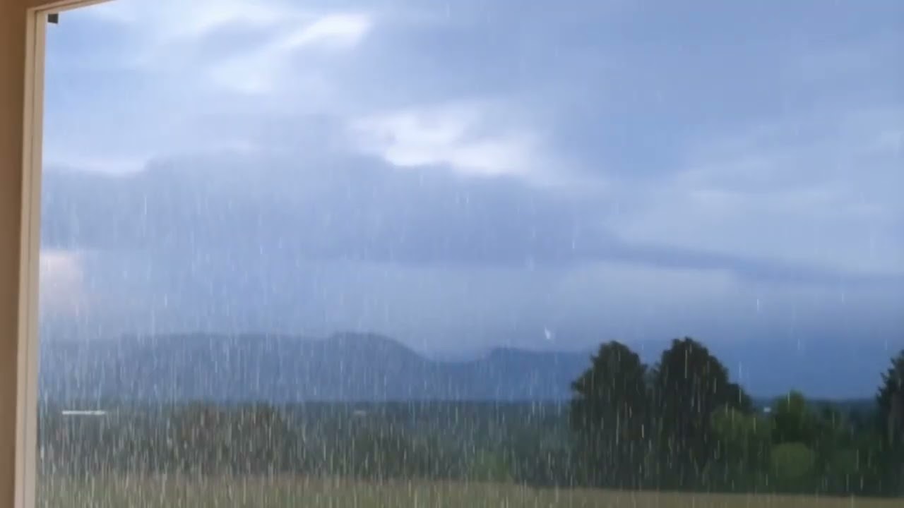 6 Hours of Heavy Rain & Thunder Sounds | Deep Sleep, Relax, Study