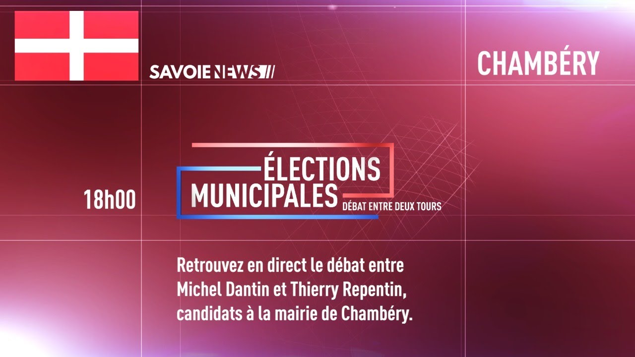 Chambéry : Débat 2 ème Tour des municipales 2020, Michel Dantin face à Thierry Repentin