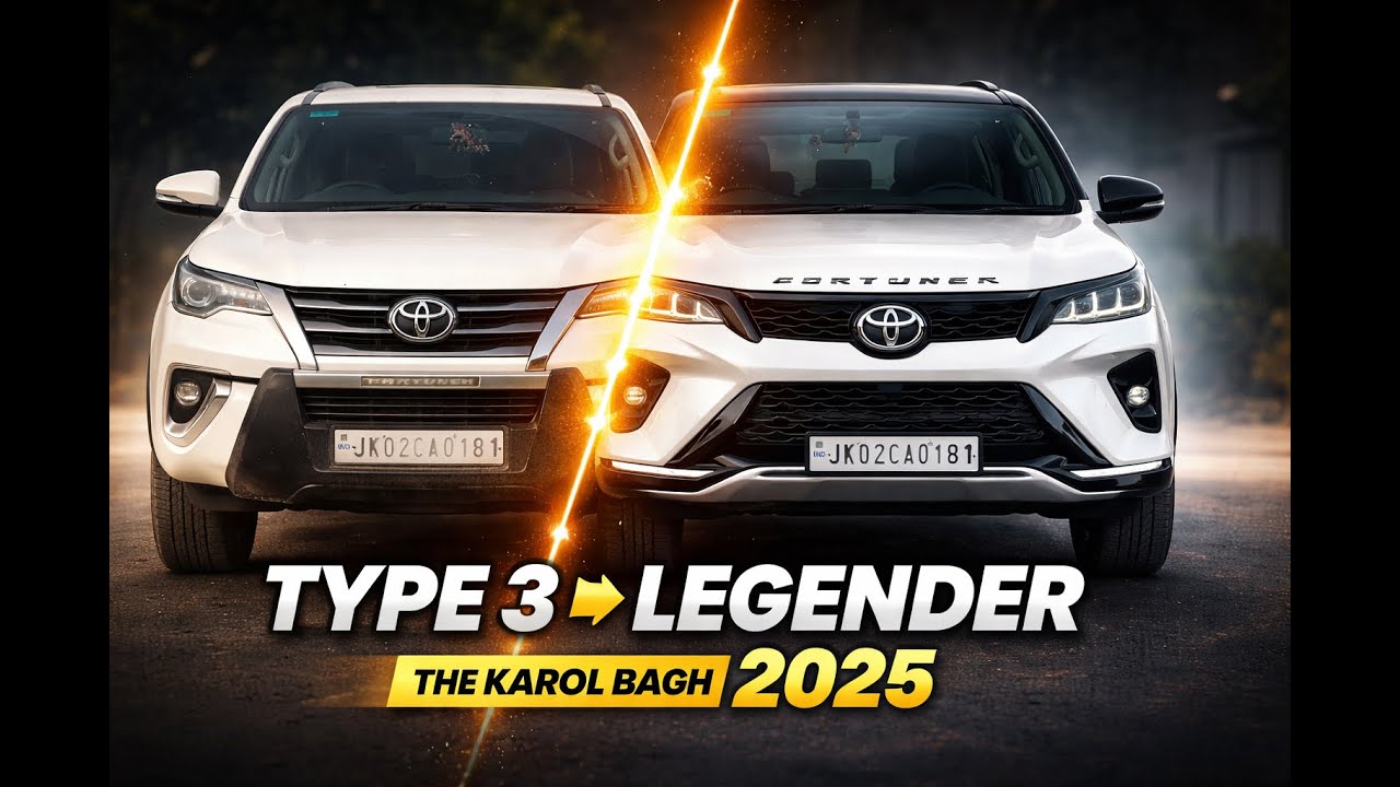 Type 3 Fortuner ➜ LEGENDER 😱 | Full Transformation