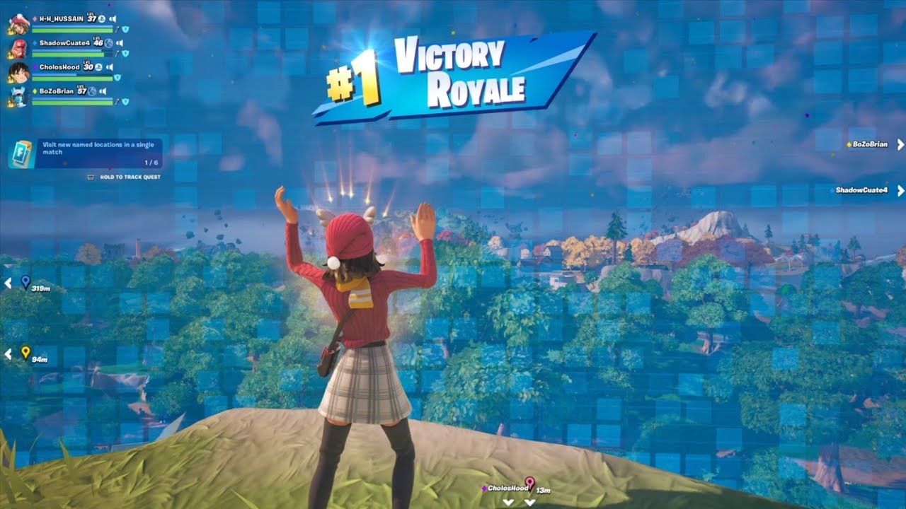 *NEW* WINTER WONDER SKYE SKIN GAMEPLAY IN FORTNITE CHAPTER 4!