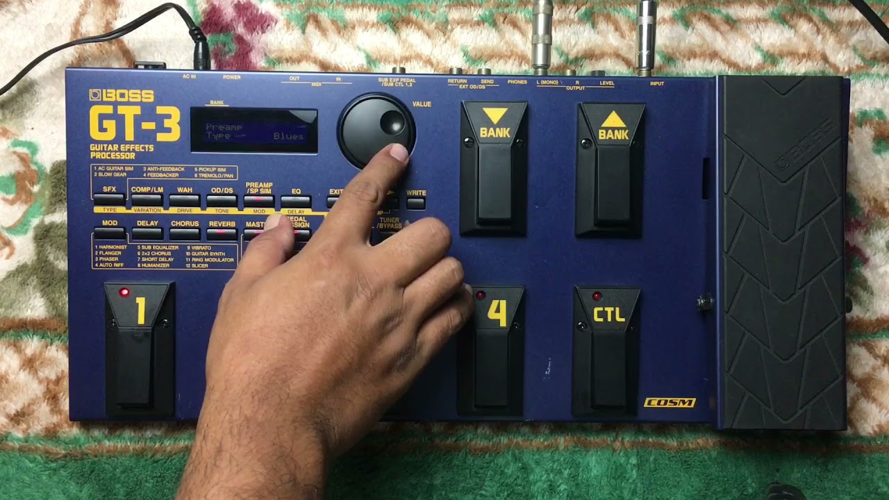 Boss GT-3 | Demo Clean , Drive Sound [ Preamp ]