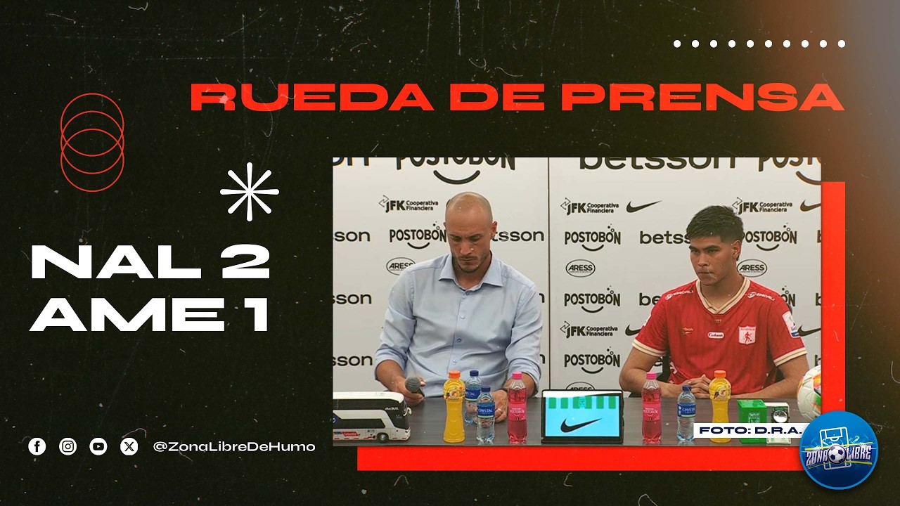 La rueda de prensa de América tras la derrota ante Nacional por la fecha 4.