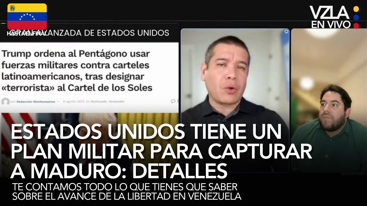 Estados Unidos tiene plan para capturar a Maduro: todos los detalles con Carlos Salazar #Venezuela