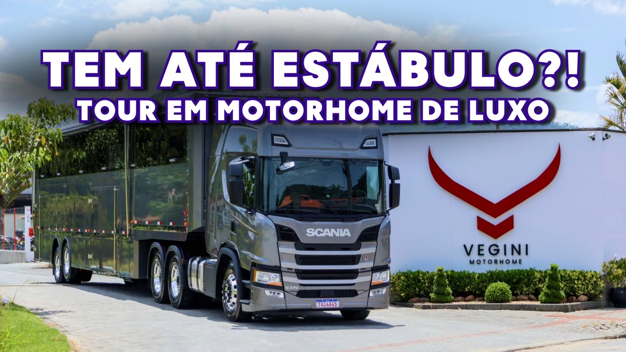 Você NÃO vai acreditar nesse Motorhome da Vegine Motorhomes | Tour Completo