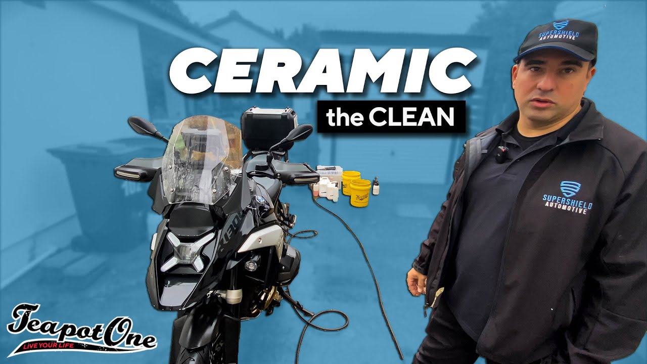 BMW R1300GS Ceramic Coating Mastery! - the CLEAN