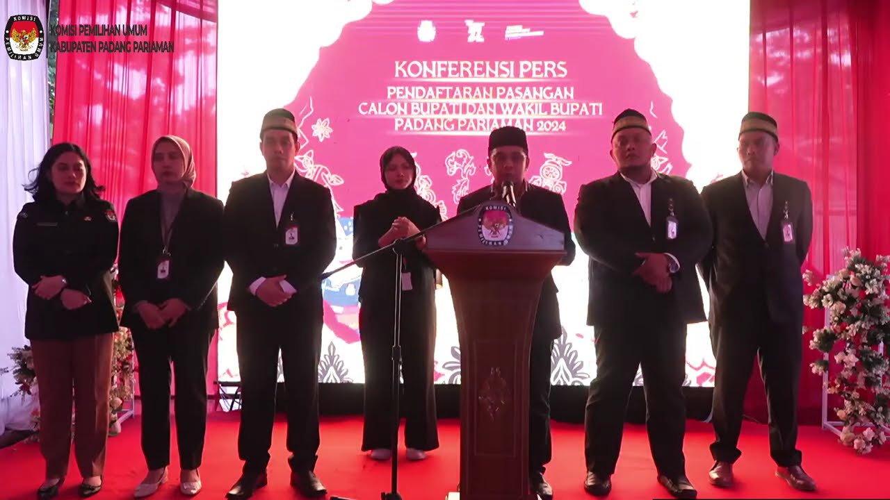 (HARI KE-2) PENDAFTARAN CALON BUPATI & WAKIL BUPATI PADANG PARIAMAN TAHUN 2024
