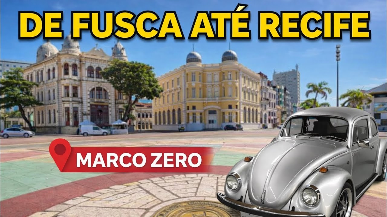 VIAGEM A RECIFE DE FUSCA COM AR CONDICIONADO ELÉTRICO.