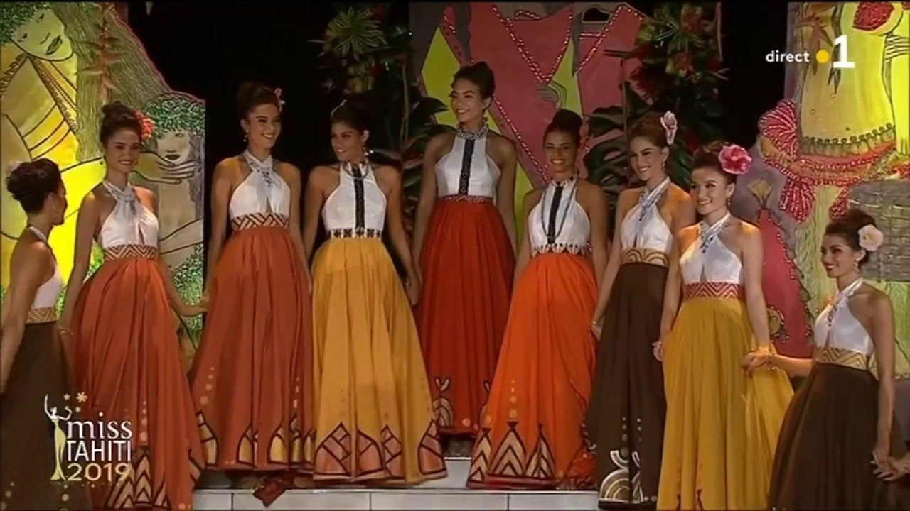 #MissTahiti2018  Elégance, volupté et douceur vous sont offerts dans ce défilé en robe de soirée