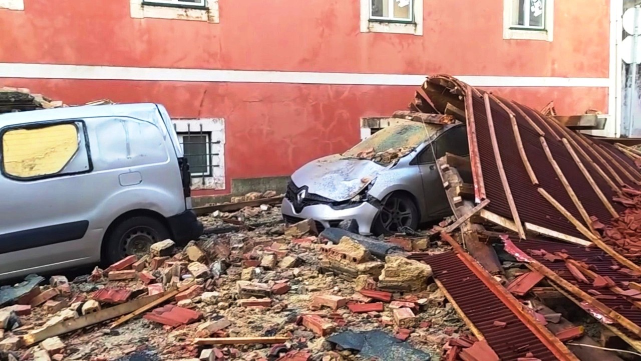 Трагедия в Португалии: ураганные ветры причинили огромный ущерб