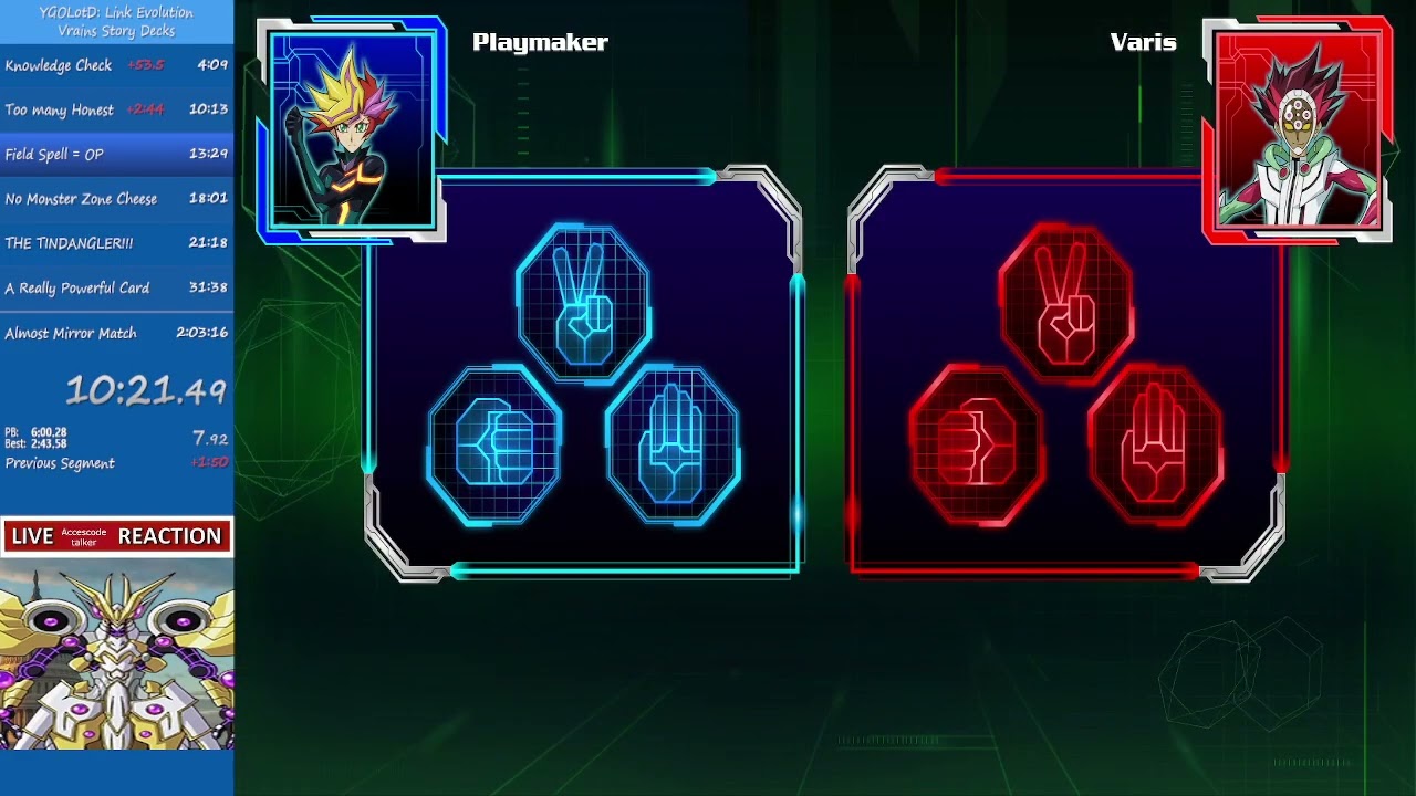 YGOLotD Link Evo Vrains Story Decks Speedrun in 1:56:11