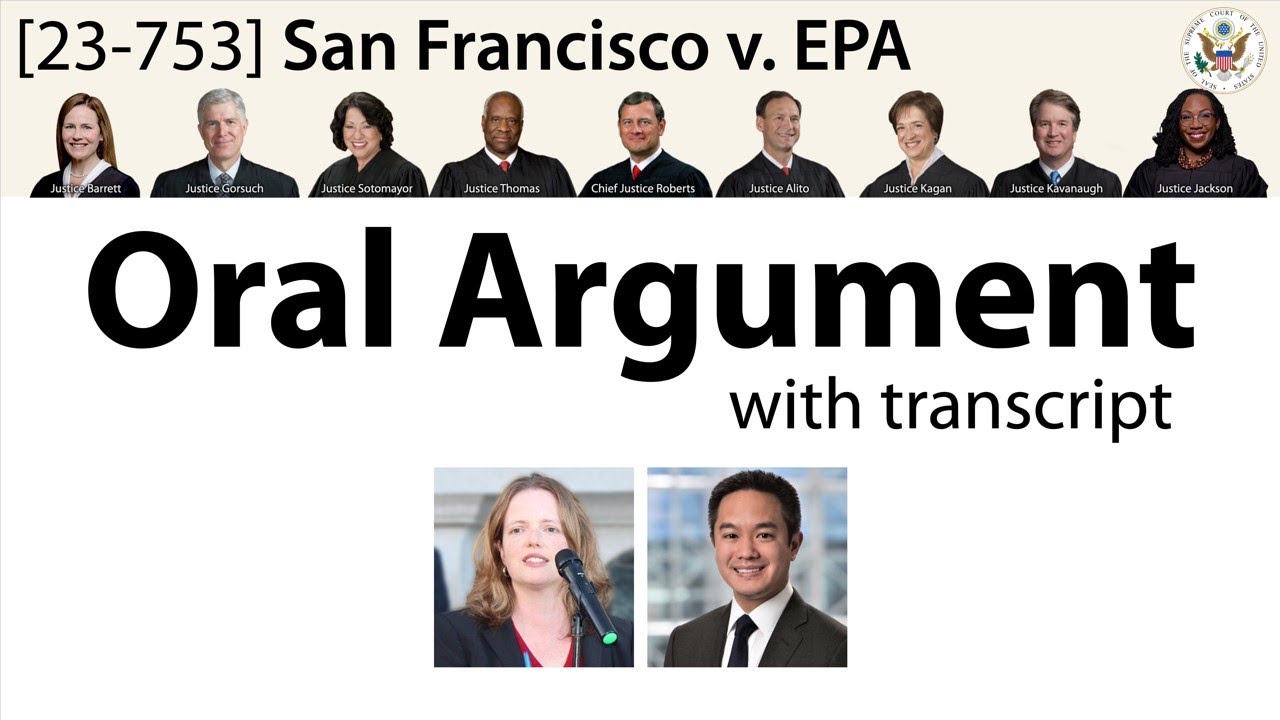 Oral Argument on limits under the Clean Water Act: San Francisco v. EPA