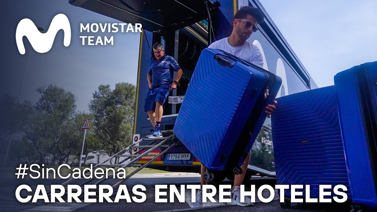 #SinCadena: ¿Cómo nos movemos entre hoteles durante las carreras? | Movistar Team 2024
