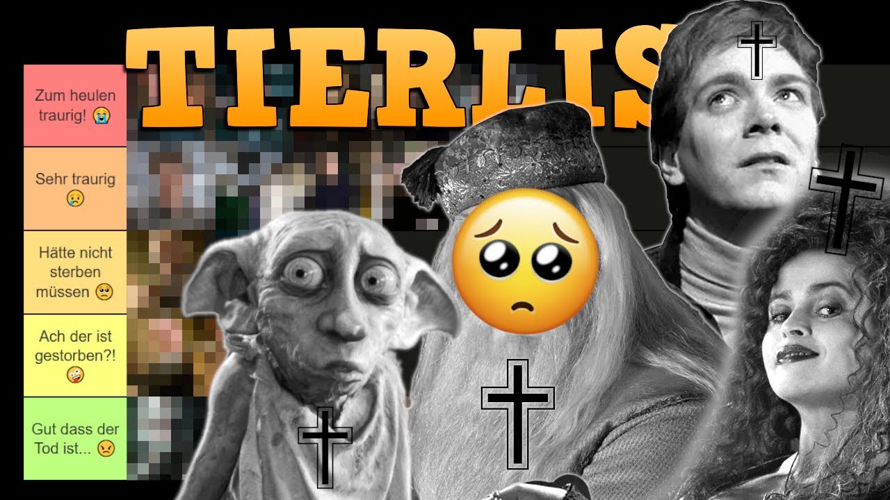 Ich RANKE die TRAURIGSTEN TODE der HARRY POTTER GESCHICHTE! 😭 | Harry Potter Tierlist