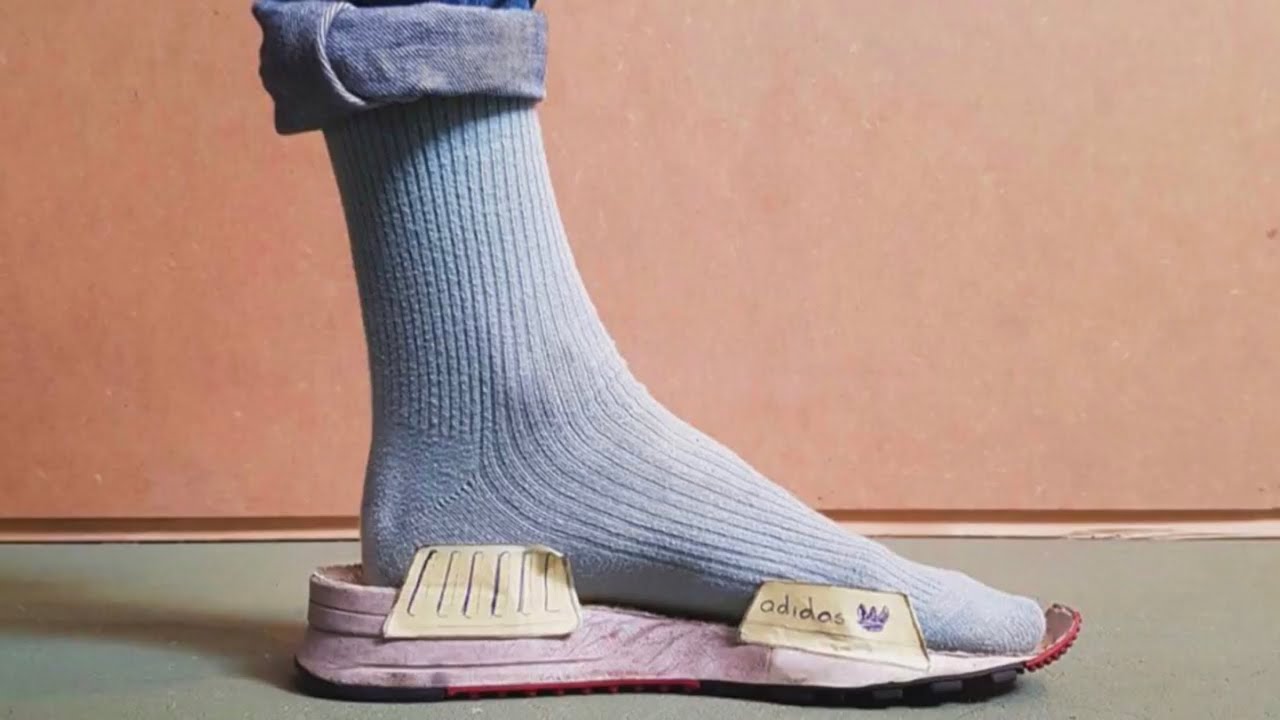 NMD CITY SOCK СВОИМИ РУКАМИ | ПРИКЛЕИЛ НОСОК К ПОДОШВЕ