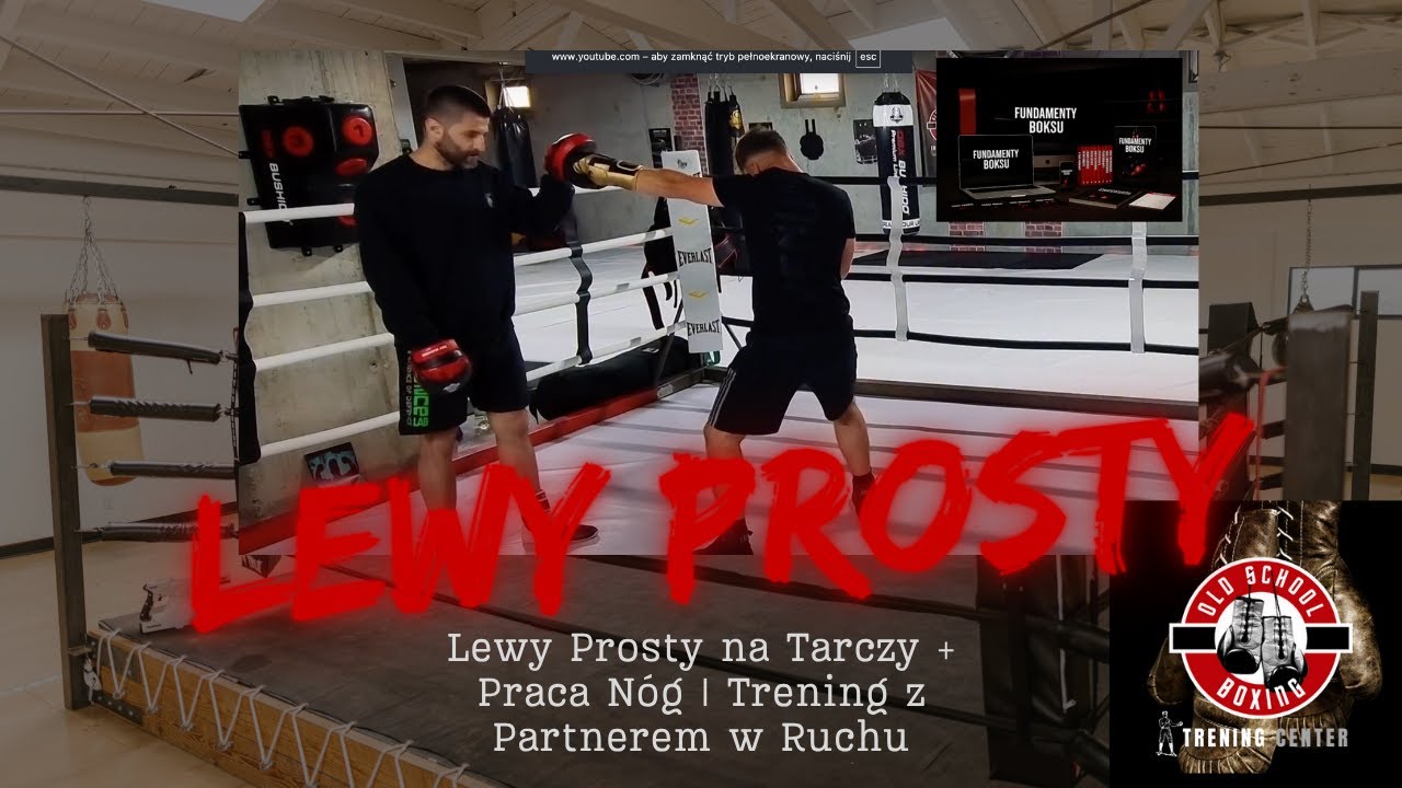 Lewy Prosty na Tarczy + Praca Nóg | Trening z Partnerem w Ruchu