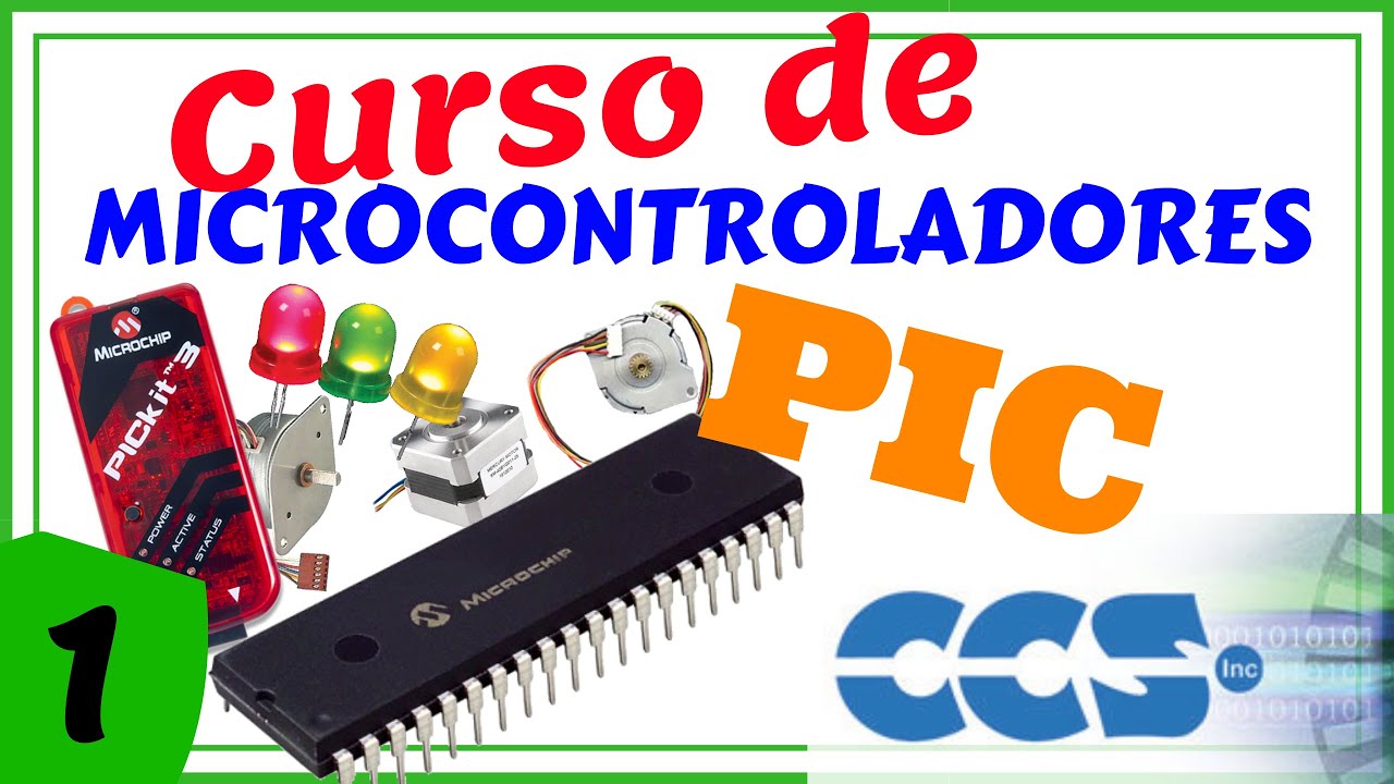 Curso de Microcontroladores PIC  💡 Endender y Apagar un LED [PIC C en CCS C] - # 001