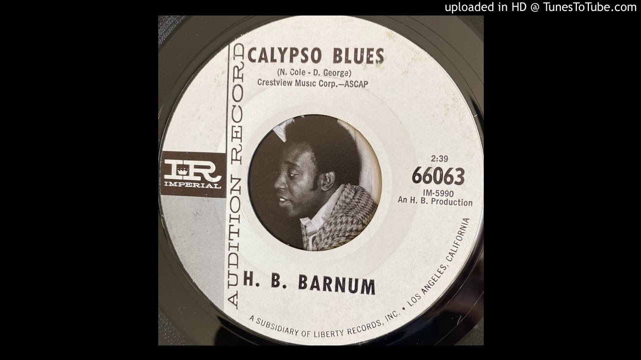 H.B. Barnum -  Calypso Blues (Imperial) 1963