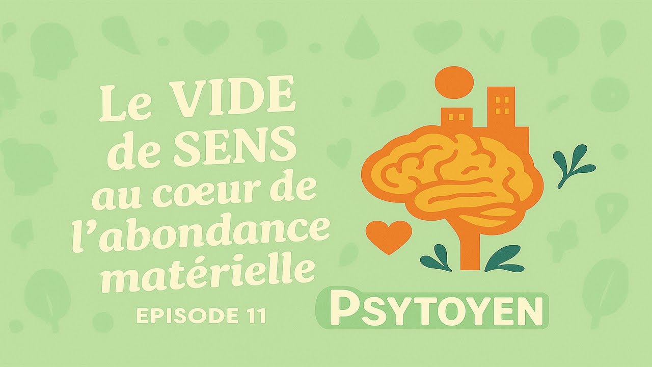 Le vide de sens au cœur de l’abondance matérielle #PSYTOYEN 11