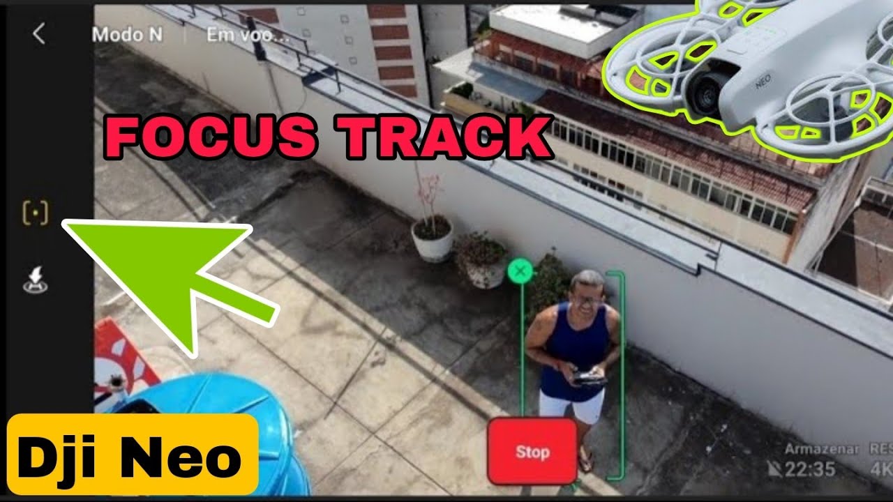 Dji Neo - Usando Nova função FOCUS TRACK na nova Atualização Dji Fly 1.15.0 #djineo #dji