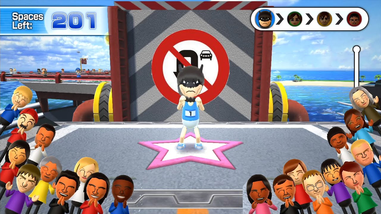 Wii Party U Highway Rollers - Batman Vs Dunbar Vs Sophia Vs Andre