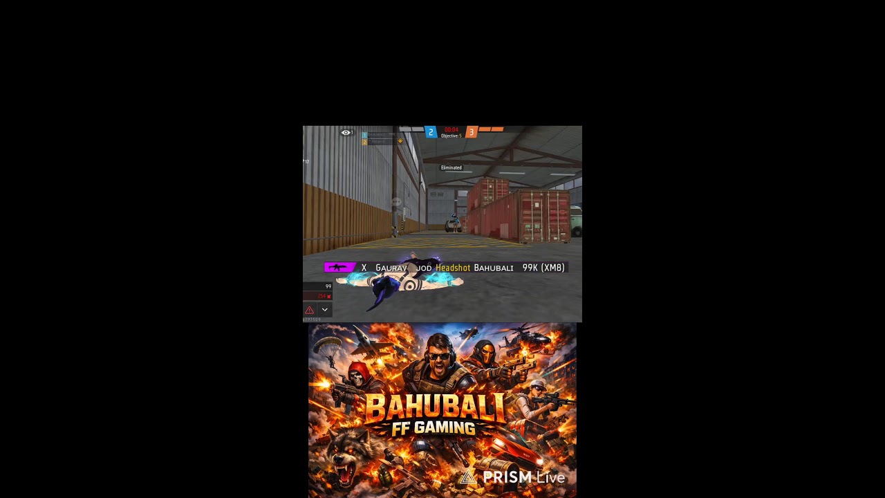 Live streaming of Bahubali FF gaming