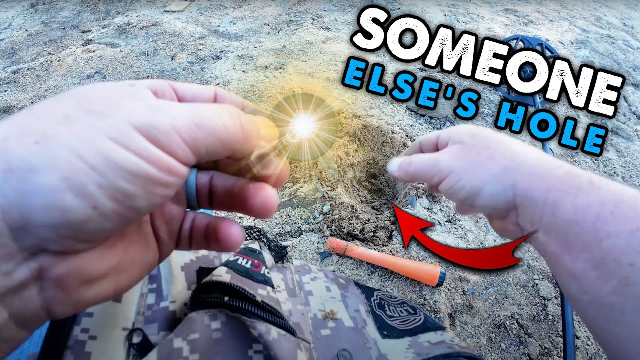 DRAINED Pond Metal Detecting: I Can't BELIEVE What I FOUND In Someone Else's Hole