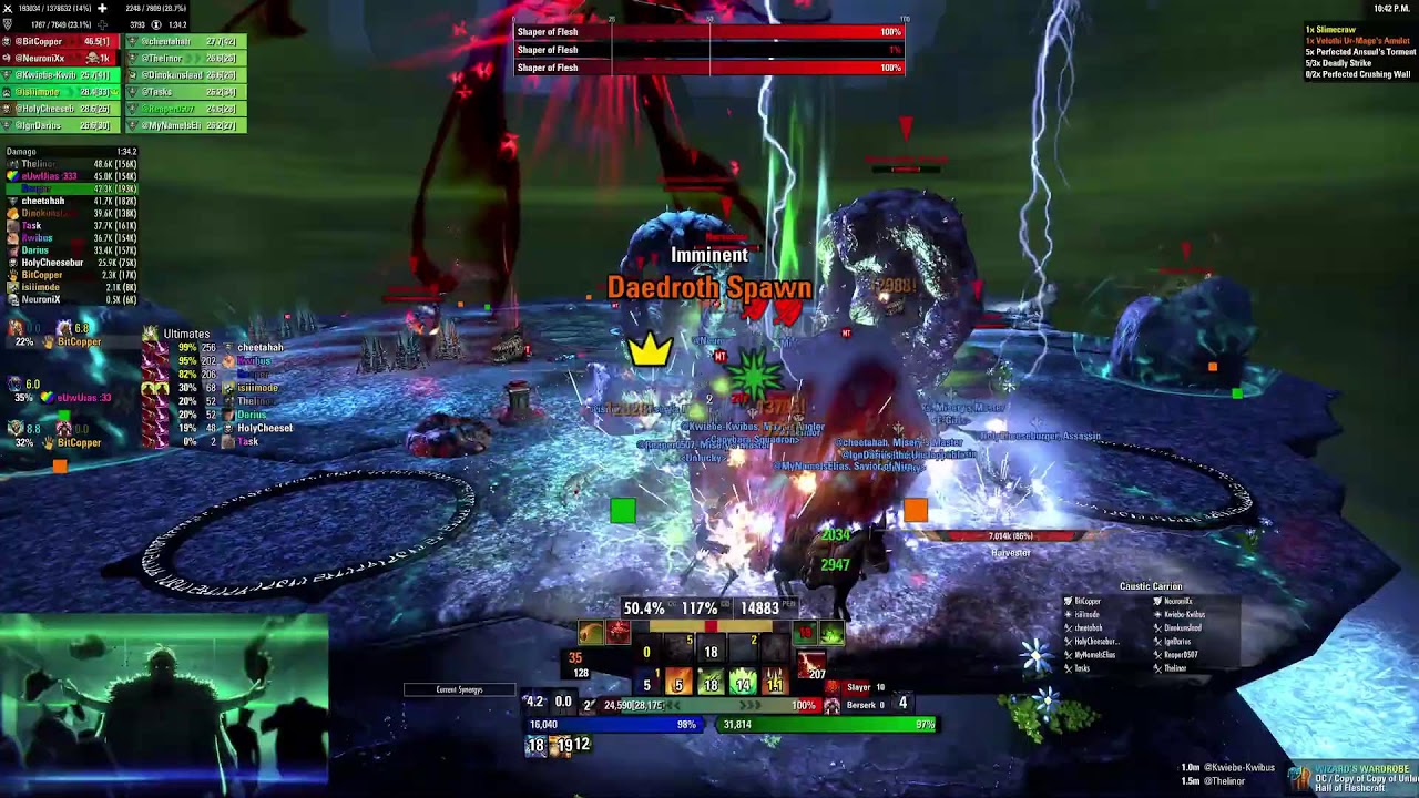 Unlucky Ossein Cage push D18