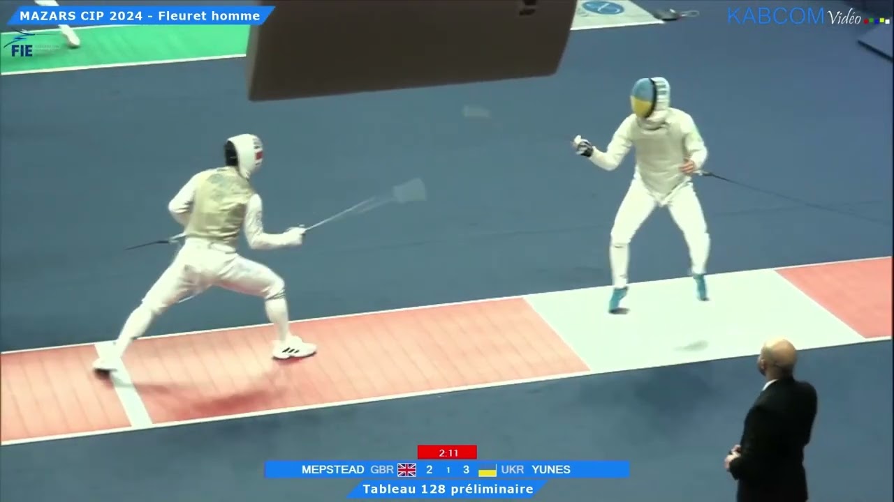Paris Grand Prix 2024 SMF - P128 - Marcus Mepstead GBR v Klod Yunes UKR