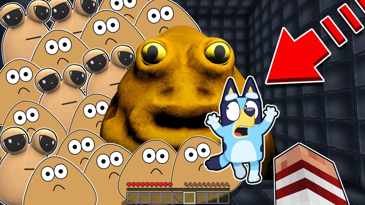SOBREVIVIMOS AL APOCALIPSIS DE TODOS LOS POU CON BLUEY