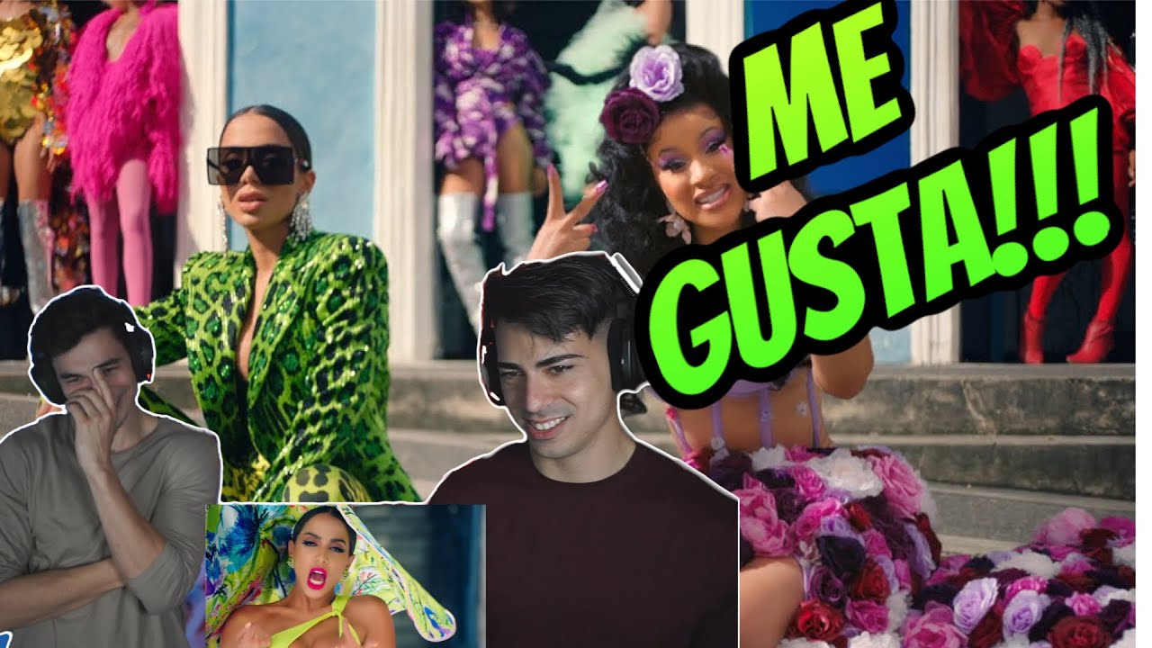 Anitta feat. Cardi B & Myke Towers - Me Gusta [Official Music Video] (Reaction)