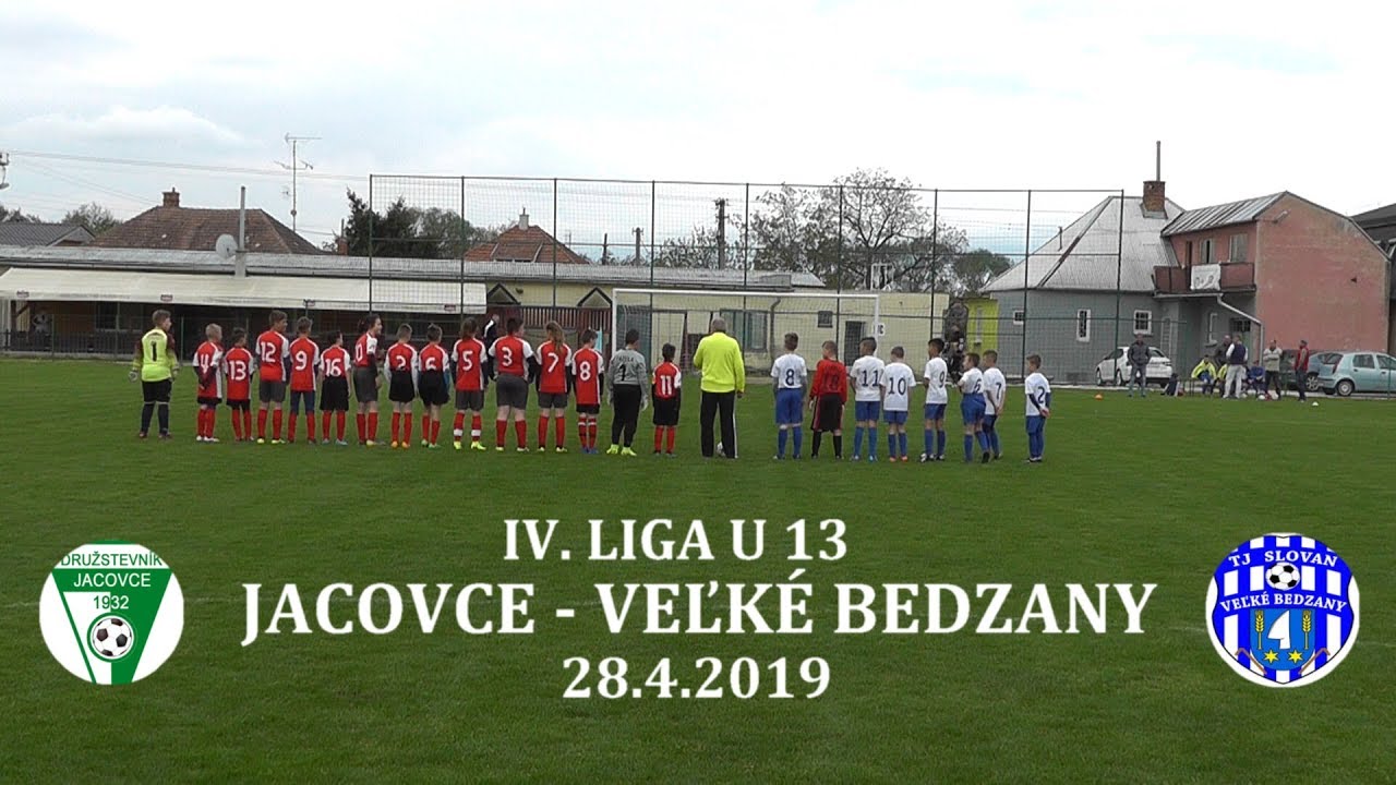Futbal U13: Jacovce - Veľk&eacute; Bedzany 28.4.2019