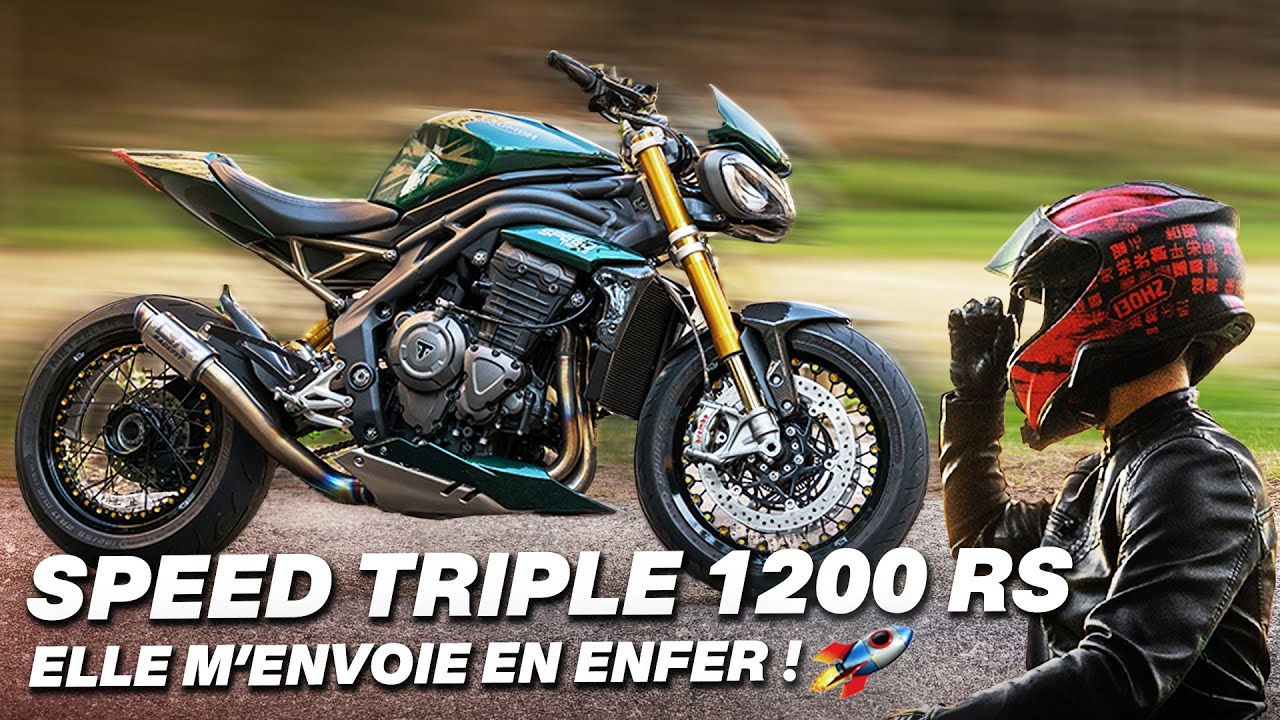 TRIUMPH SPEED TRIPLE 1200 RS | 180CV 😈 ESSAI#01
