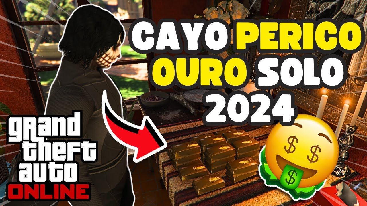 COMO PEGAR OURO SOLO NO GOLPE DE CAYO PERICO TODOS OS DEPÓSITOS EM 2024!!! (GTA Online)