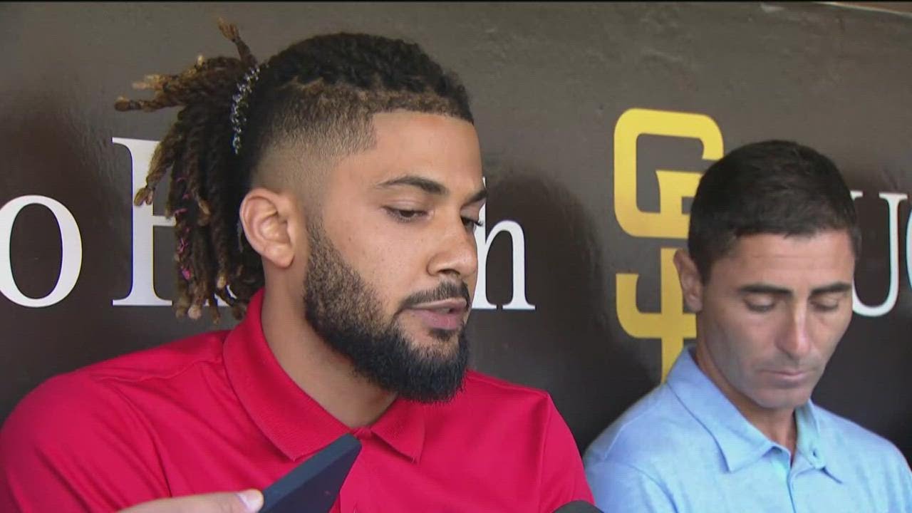 Fernando Tatis Jr. speaks to fans and media about 80-game suspension