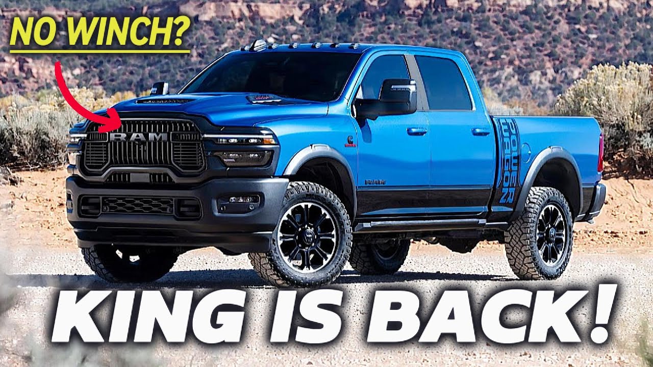 Наконец-то! Первый взгляд на Ram Power Wagon 2027 года с дизельным двигателем Cummins! (88 тыс. д...