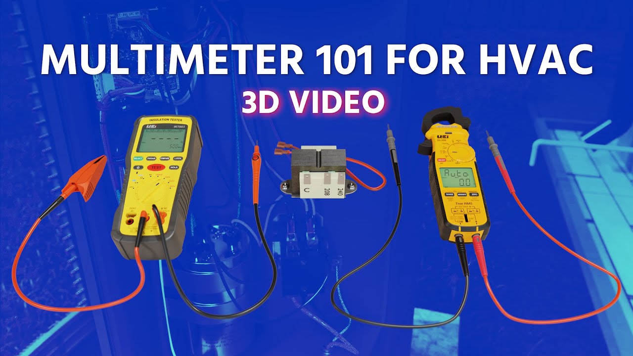 Мультиметр 101 для HVAC 3D