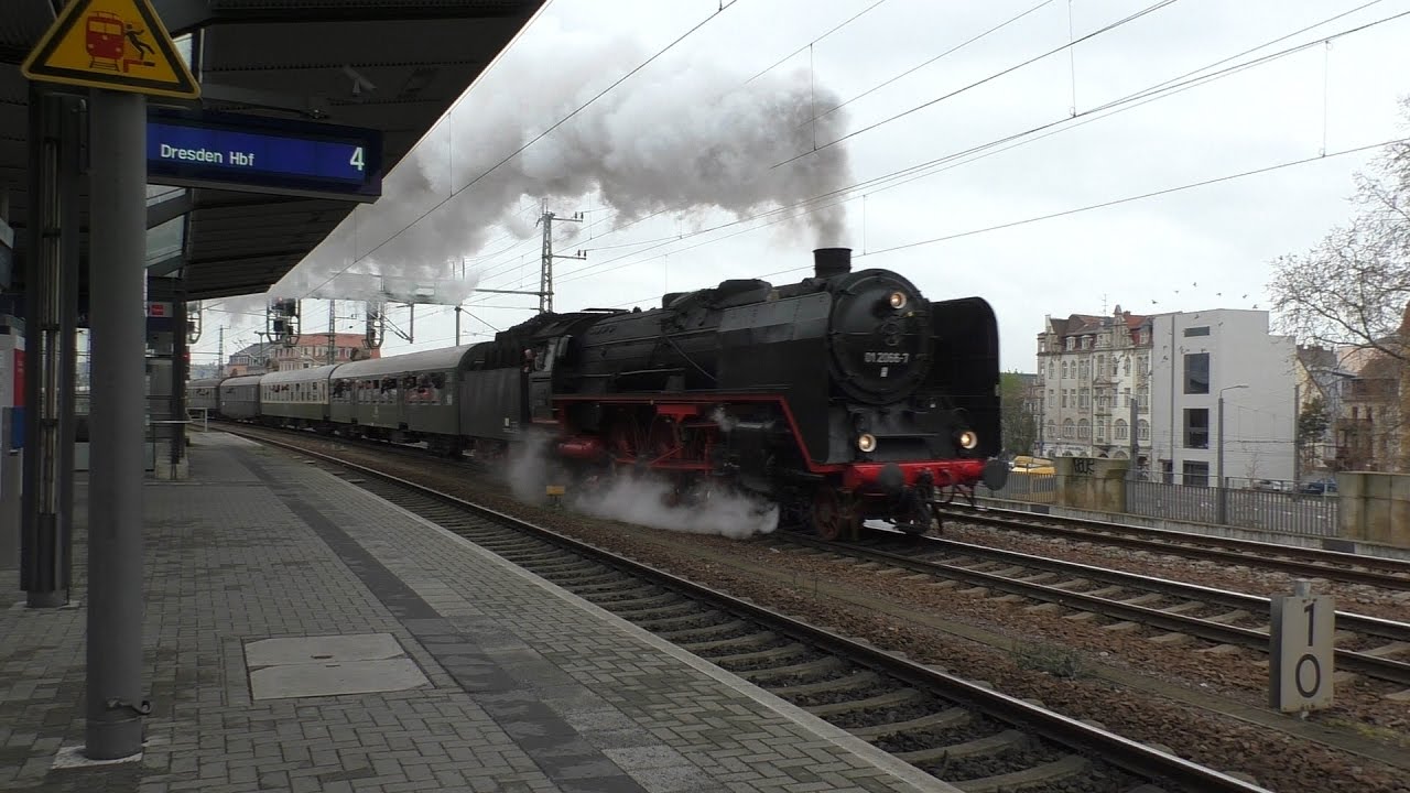 Das 9. Dresdner Dampfloktreffen mit 01 2066, 01 1519, 18 201, 50 3648, 5519 uvm