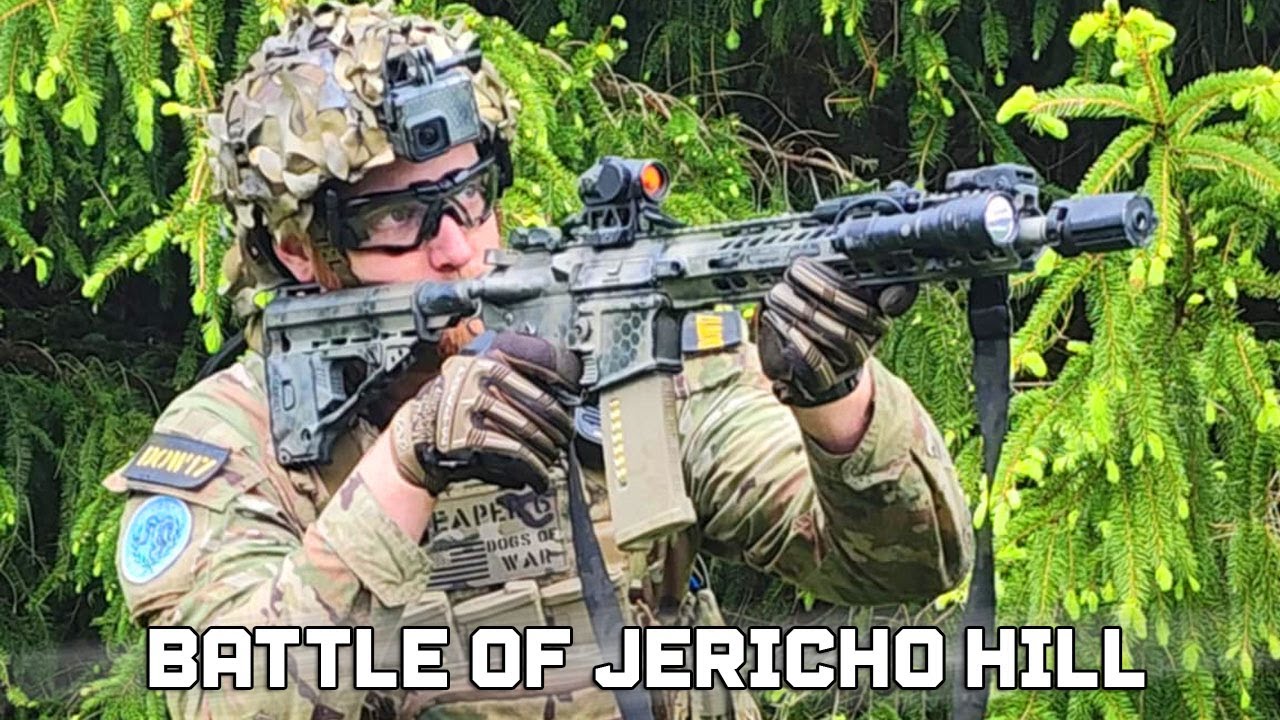 Dense Pine Forest Airsoft Gameplay: Battle of Jericho Hill