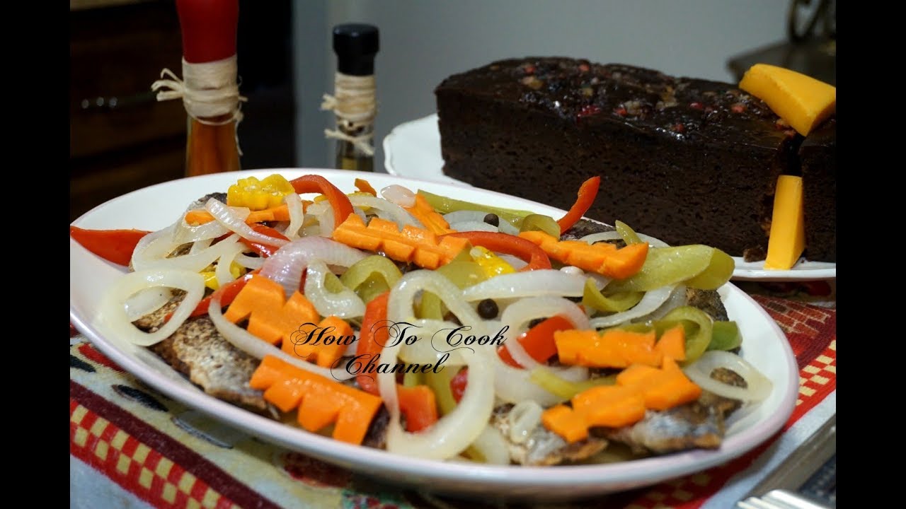 JAMAICAN AUTHENTIC ESCOVITCH  FISH RECIPE
