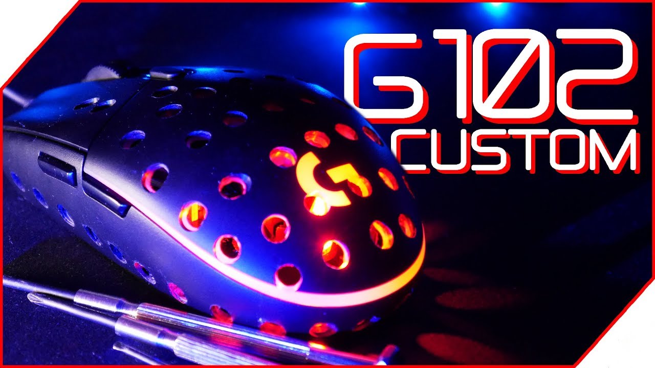 🖱️ Logitech G102 Custom Edition! Ультра легкая игровая мышь с подсветкой!