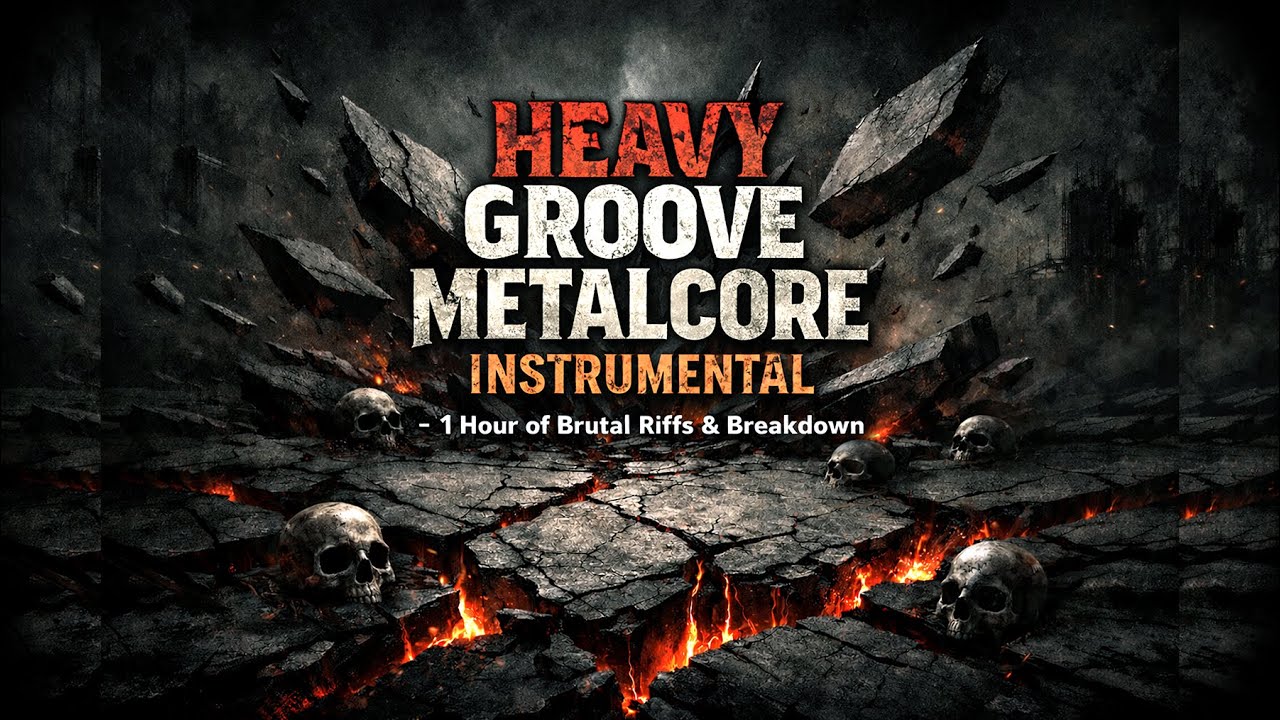 HEAVY GROOVE METALCORE INSTRUMENTAL &ndash;1 HOUR OF BRUTAL RIFFS & BREAKDOWN | HALIMOON MUSIC